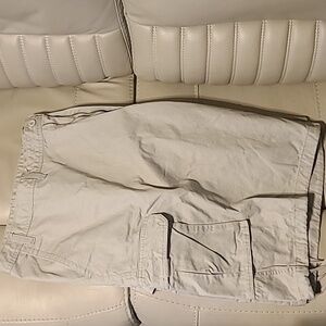 Pro club big and tall men's tan cargo shorts. Size 64.